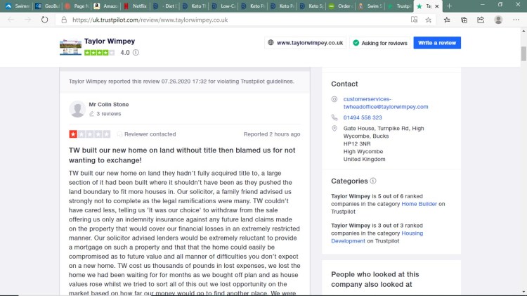 TrustPilot screengrab